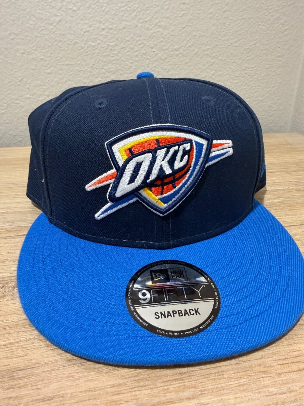 🏀 NEW ERA Oklahoma City Thunder 9FIFTY Snapback Hat OSFM 🏀